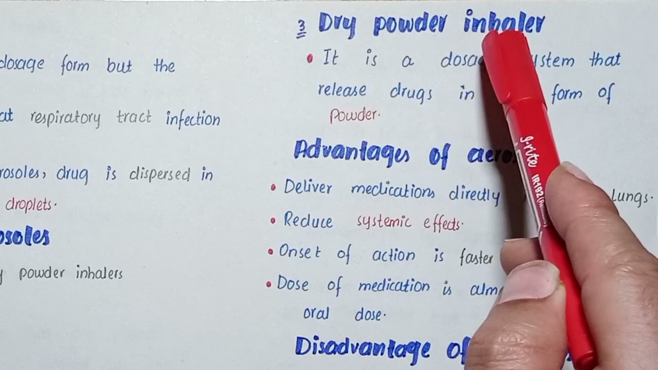 Aerosols Dosage Forms In Pharmaceutics In Hindi Urdu | Pharmacy
