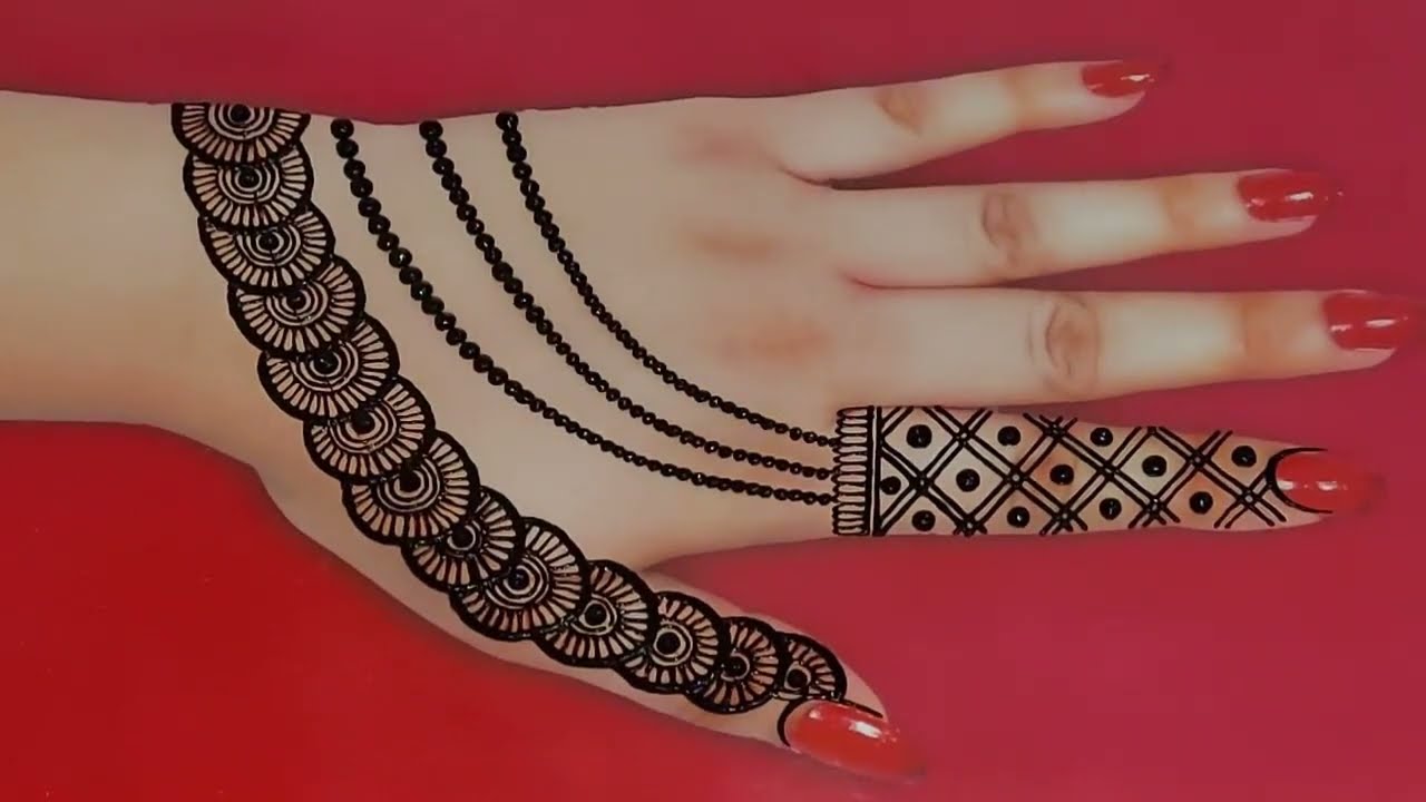 Latest Easy Mehndi design for Backhand| Arabic Mehandi designs|Eid2023 Mehndi|Henna Mehndi designs