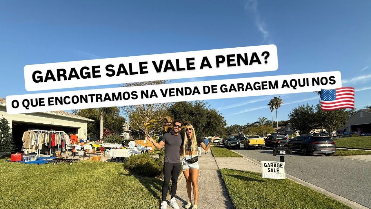 MUITO BARATO! Você Não Vai Acreditar nos Achados desta Venda de Garagem 🇺🇸