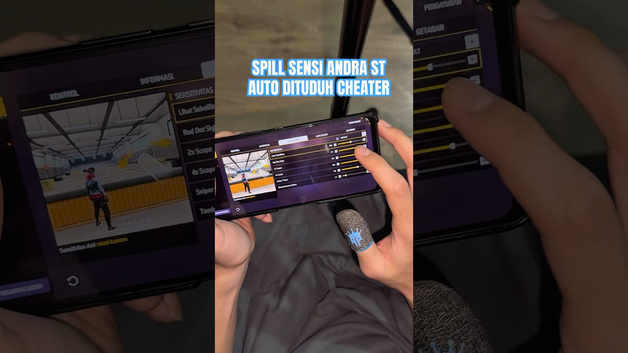 spill sensi andra st AP King biru auto headsot panel😎 #andrast #freefire