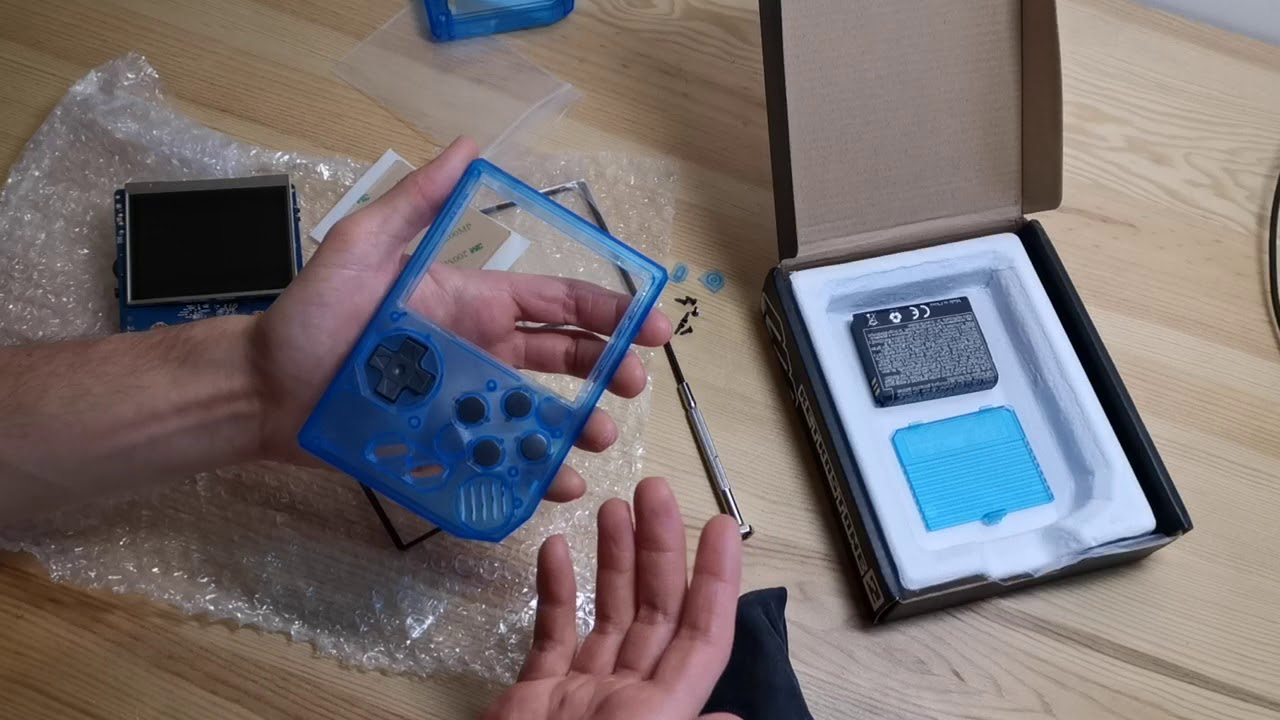 RetroStone2 disassembly, lcd replacement, glass protector installation
