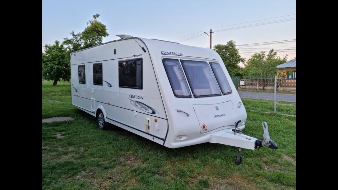 (Prezentare Rulota) Compass 2008, Off-Camping,Pat Insula, Cort, Mover, Cabina Dus,(2zone)