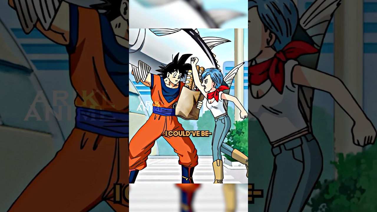 Goku Dodges Bulma's Punch