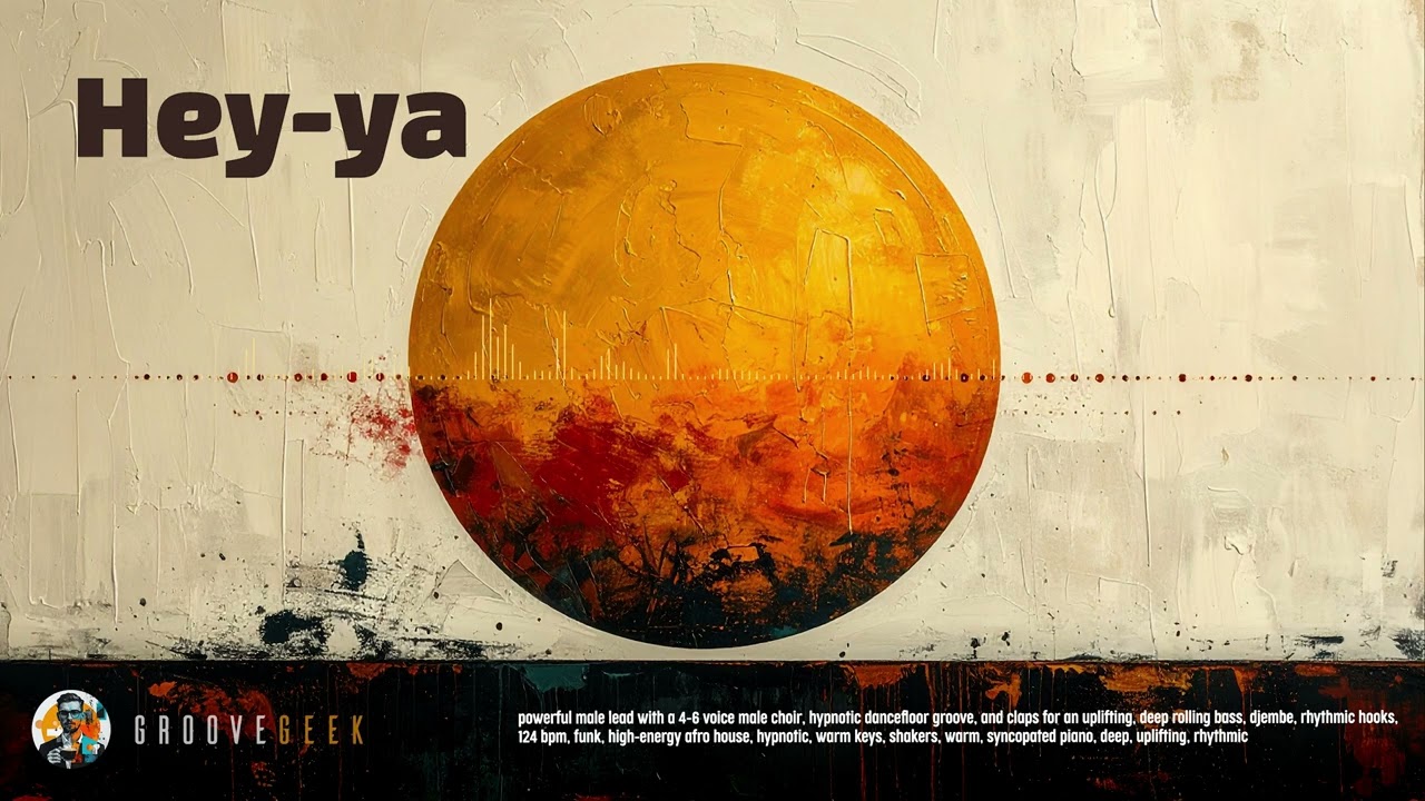 【High-Energy Afro House】Hey Ya | Male Choir & Deep Bass | 124 BPM Dancefloor Original