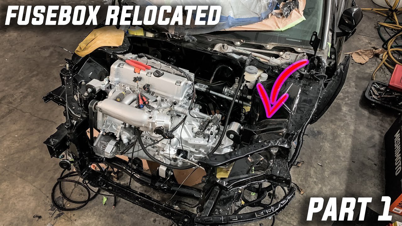 Перенос блока предохранителей RSX DC5 своими руками / Часть 1