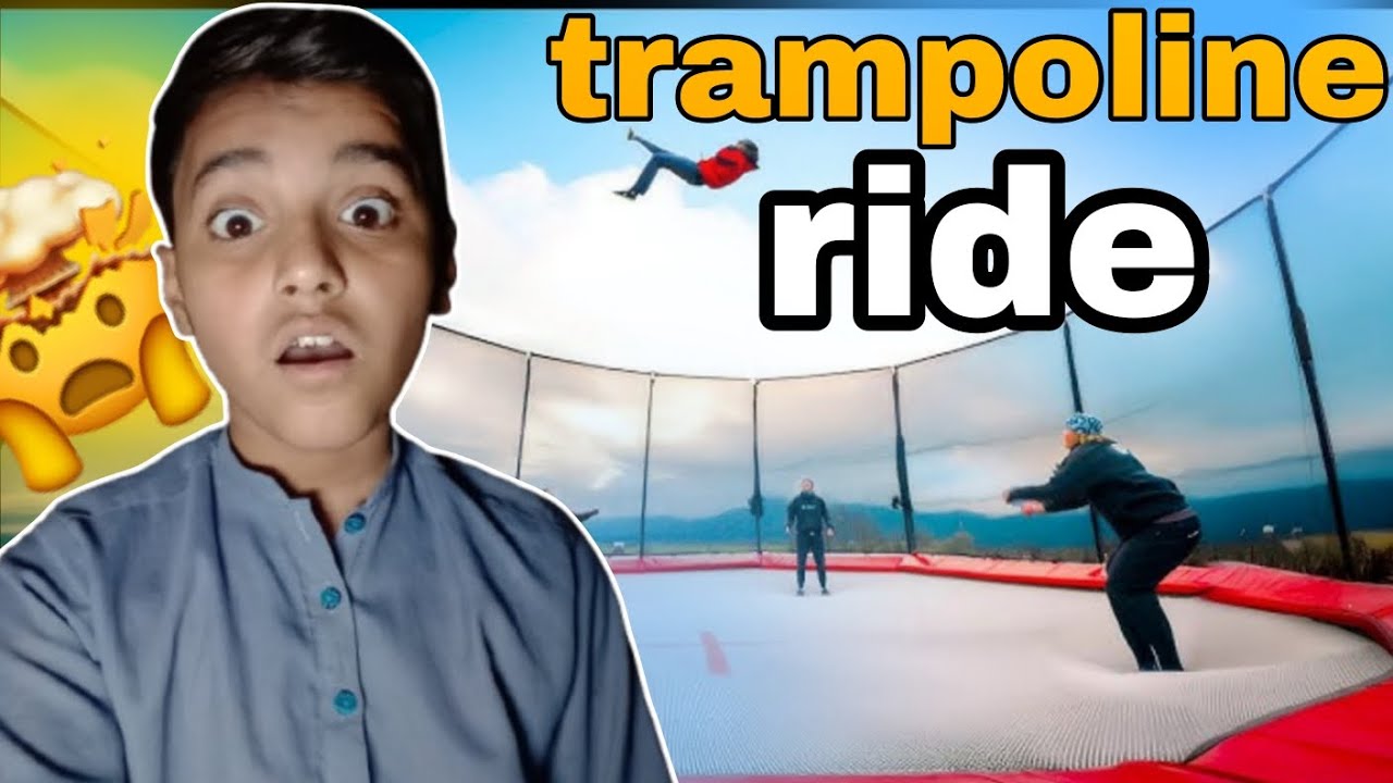 Sare boys ne trampoline per ride ki || KNW khamosh naki 