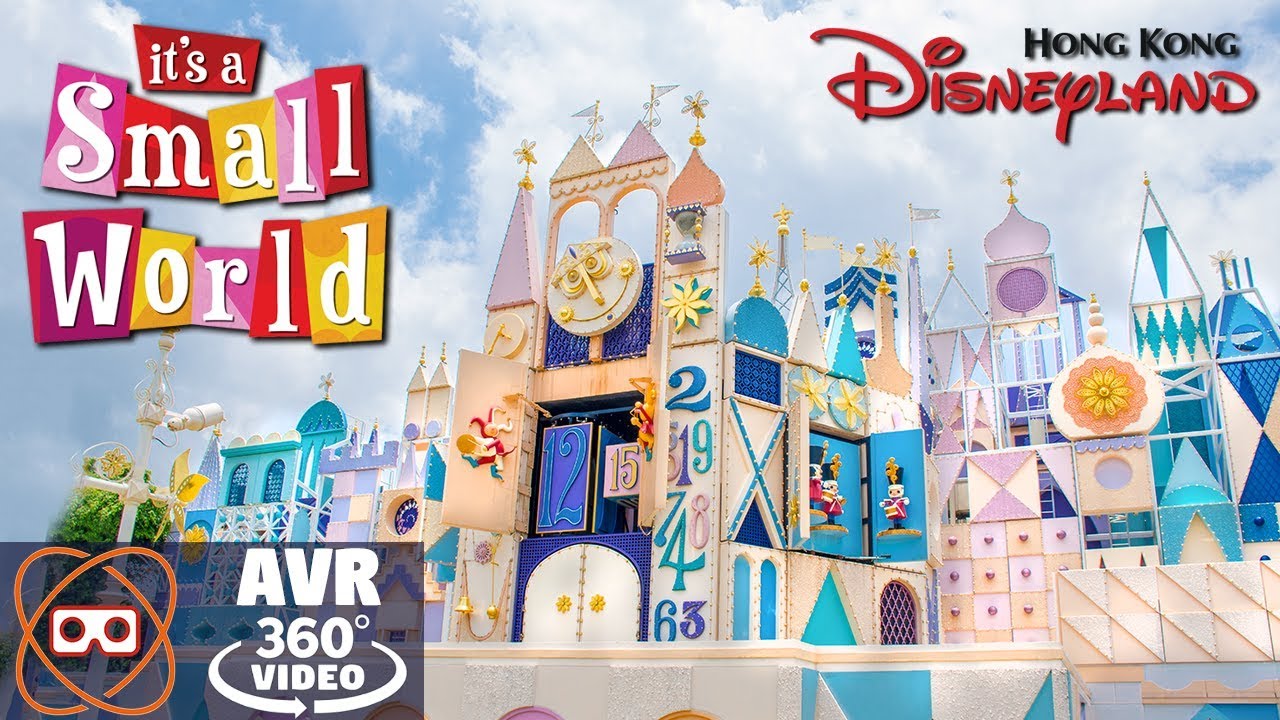 [5K 360] Hong Kong Disneyland Small World Ride in 360 Degrees