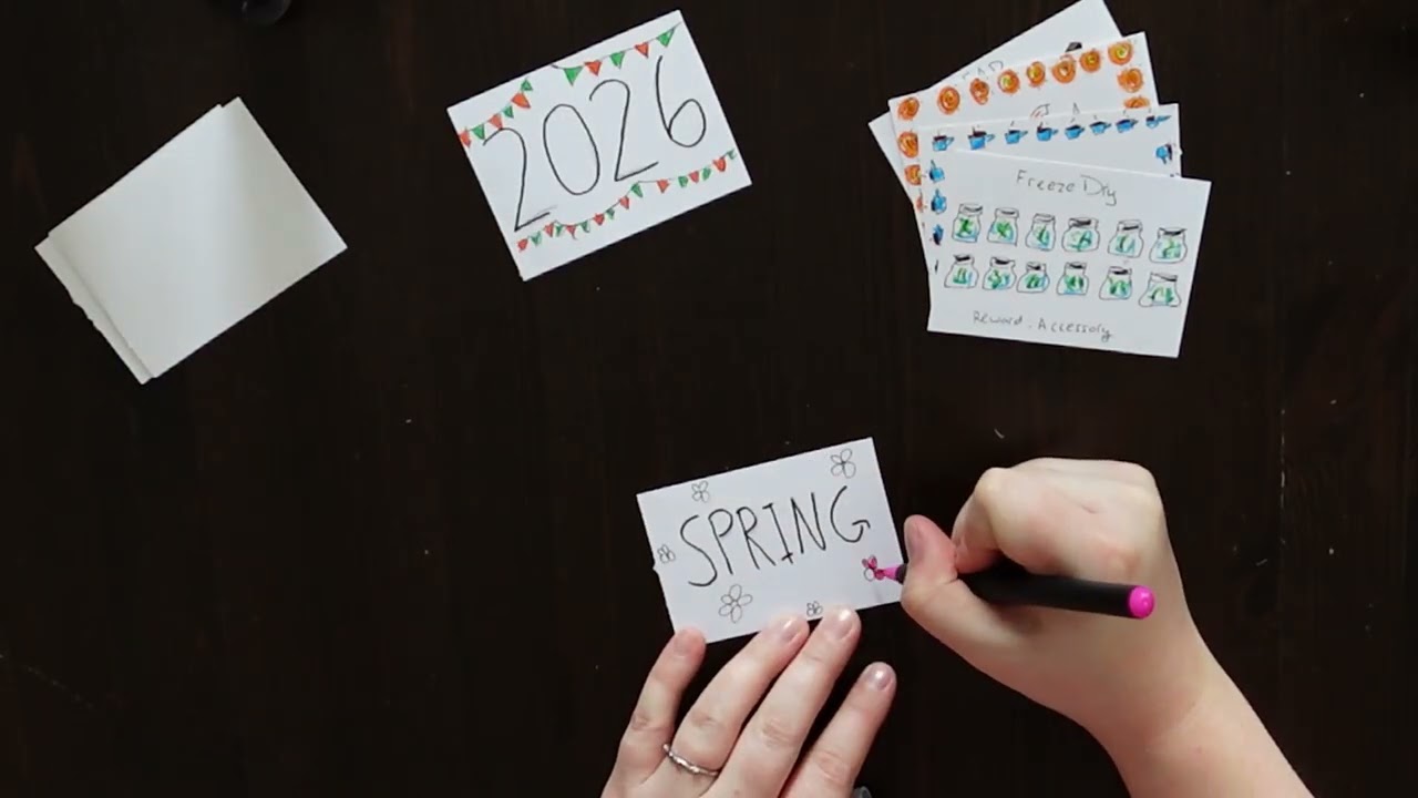 2026 Punch Card Goal Tracker