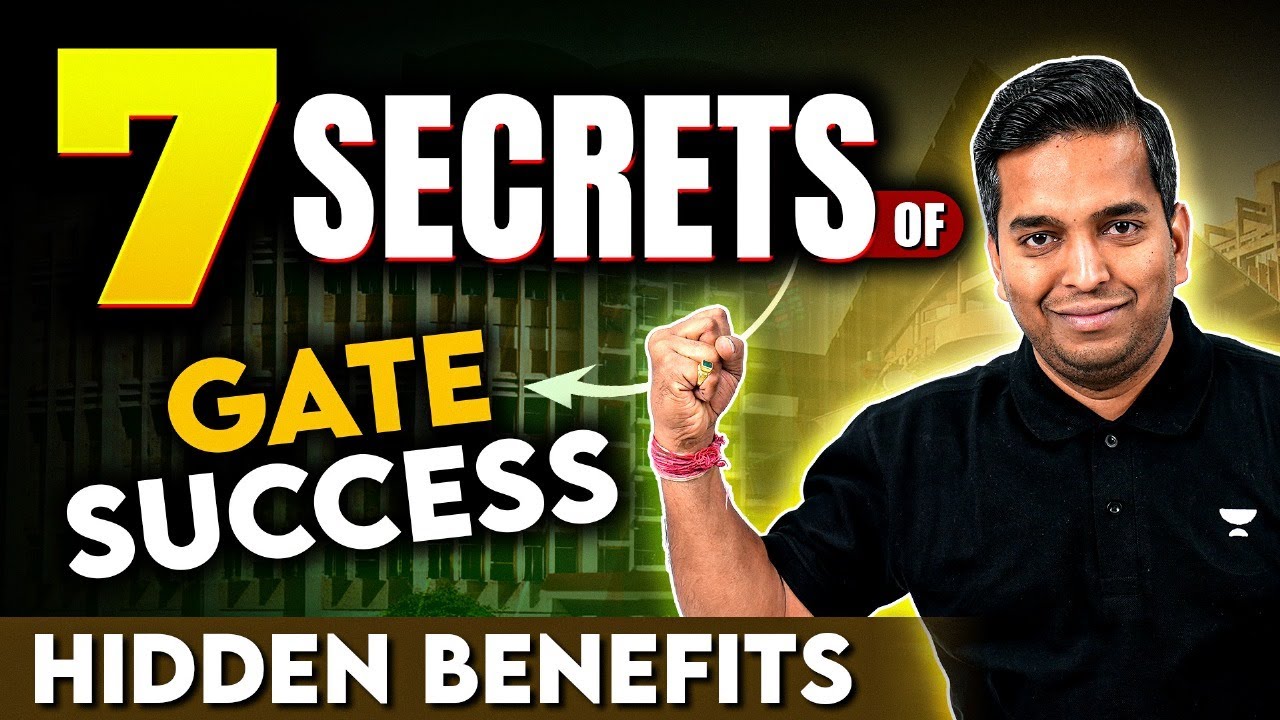 GATE 2025 Preparation Strategy | 7 Secret Of GATE Success | Hidden Benefits 😱