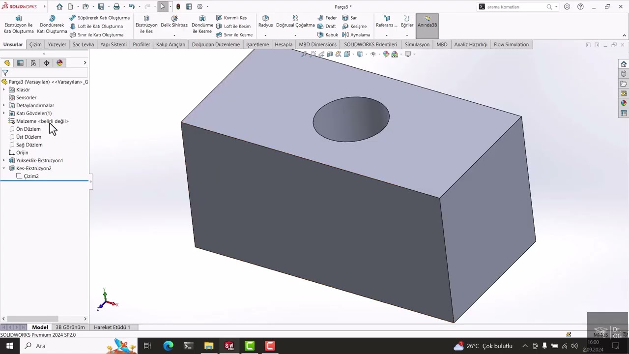 12 SolidWorks Feature Tools – Cut Strategy and Approach