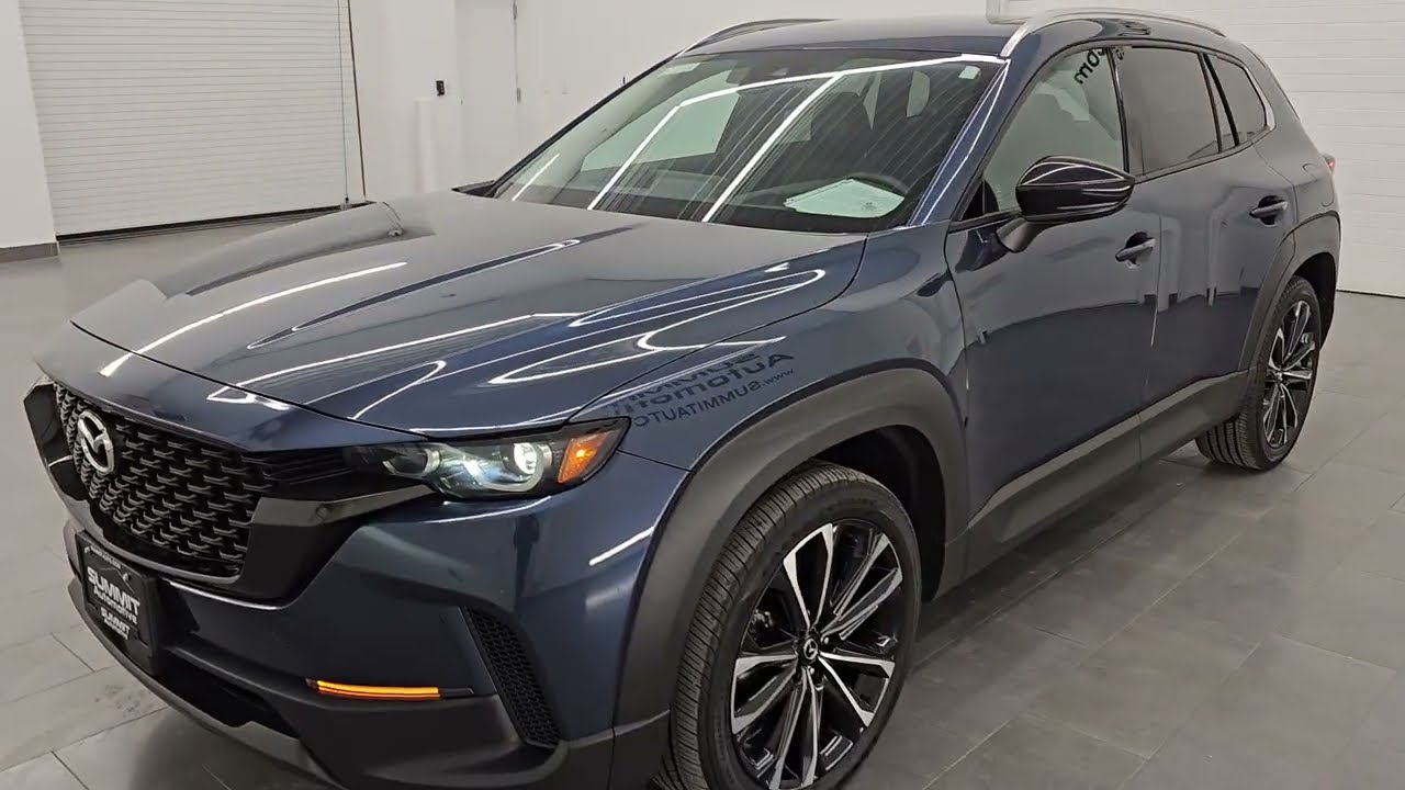 2024 MAZDA CX-50 S PREMIUM PLUS AWD INGOT BLUE METALLIC 4K WALKAROUND 26T20A