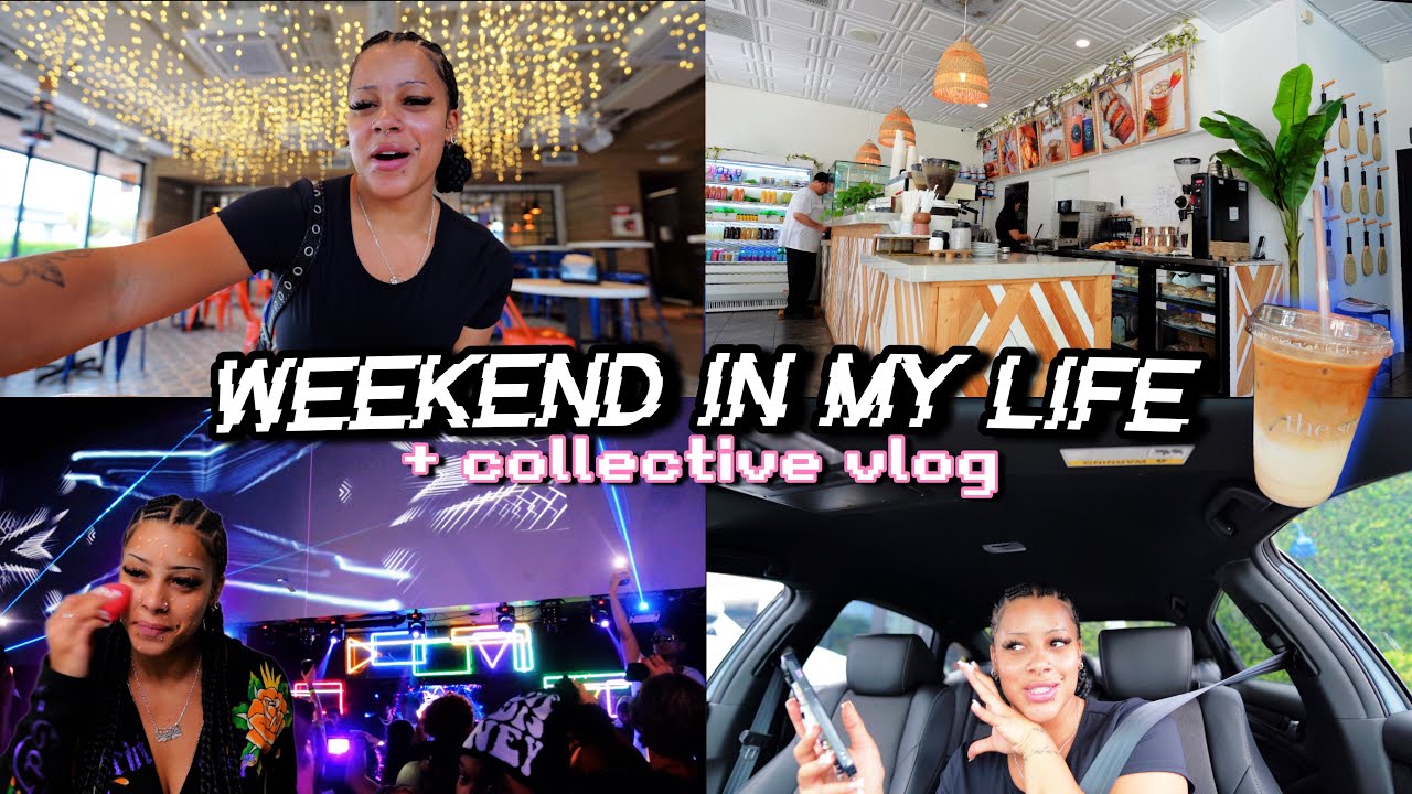 a weekend in my life + collective vlog  -͟͟͞☆ going out, grwm, gym, errands, cooking etc.
