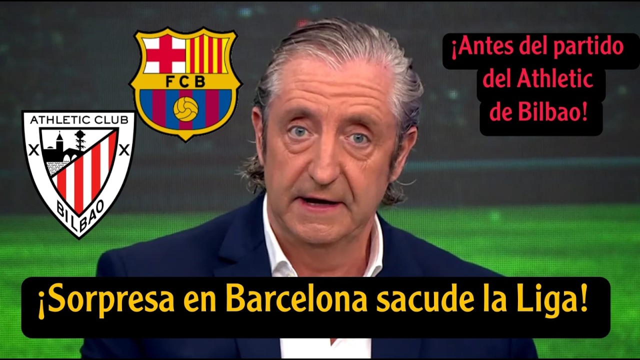 ¡Gran anuncio sorpresa en Barcelona antes del partido Athletic Bilbao LaLiga!