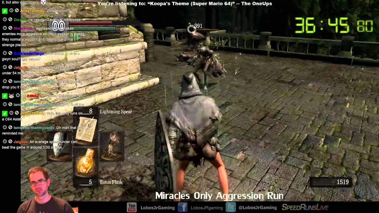 Dark Souls Aggressive Mod Miracles Only Run Pt. 1