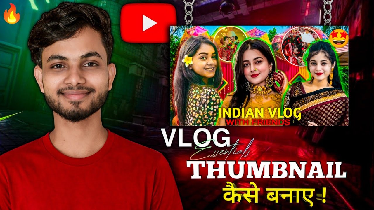 Vlog Thumbnail Kaise Banaye | Mobile Se Vlog Thumbnail Kaise Banaye | Vlog Thumbnail Tutorial🔥