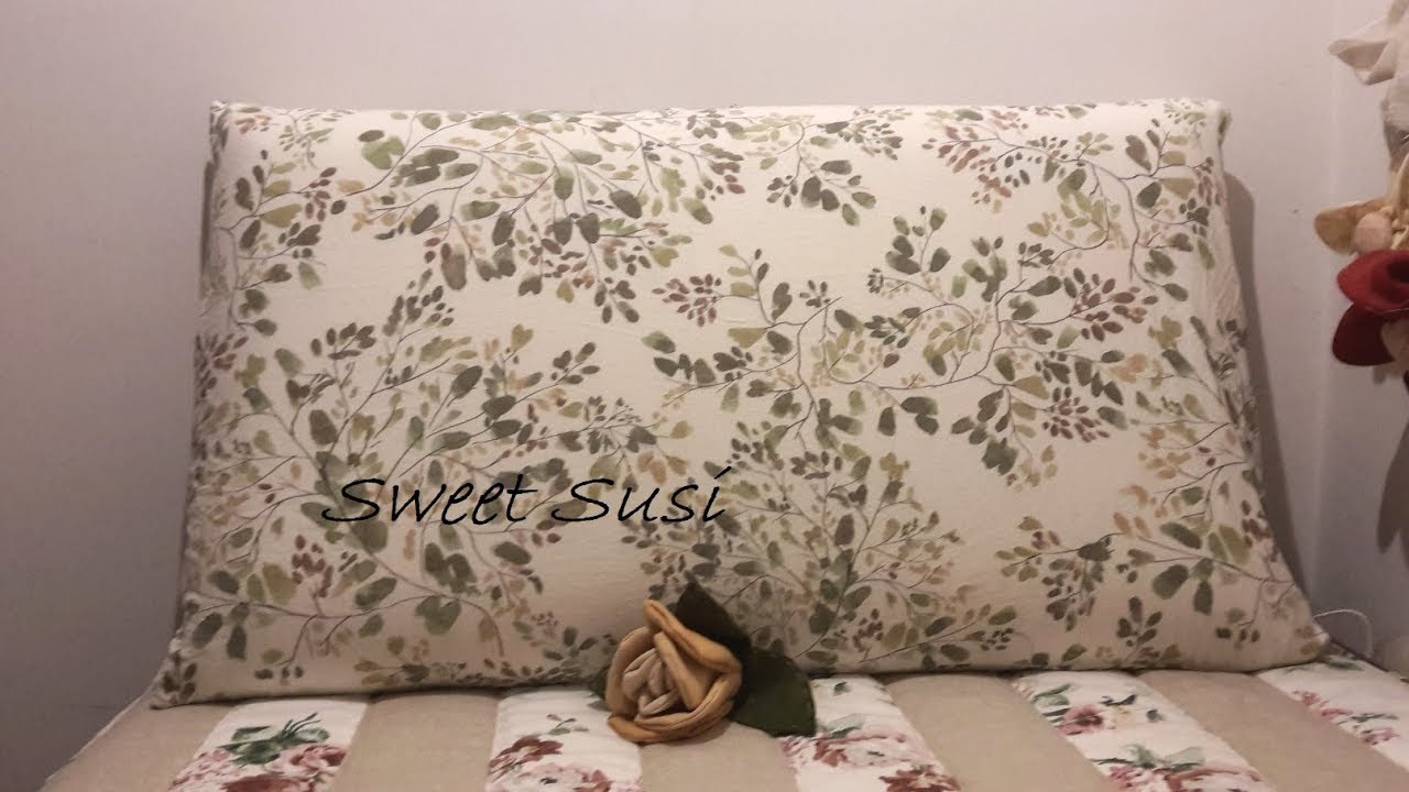 Come riciclare vecchie lenzuola FEDERA Tutorial passo passo