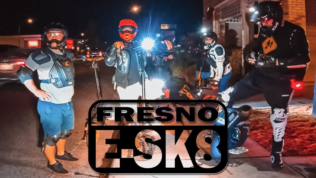 Fresno PEV Group Ride on the most Dangerous Street “BLACKSTONE”