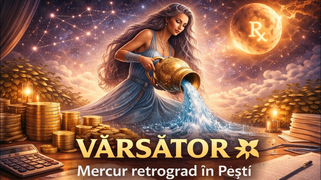 Vărsător ♒ | Mercur retrograd în Pești – Bani, valori și clarificări necesare