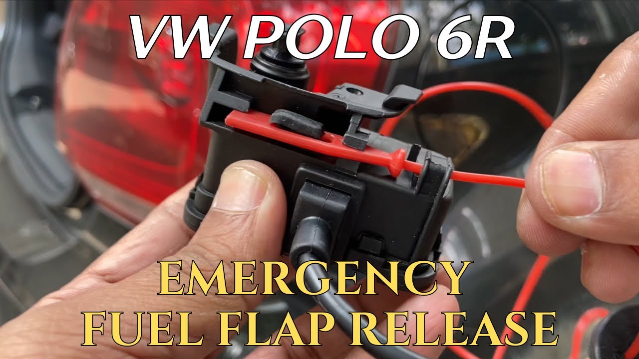 Polo 6R - Adding the emergency fuel flap release mechanism