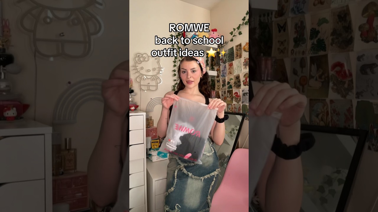 ROMWE BACK TO SCHOOL OUTFIT IDEAS ✨