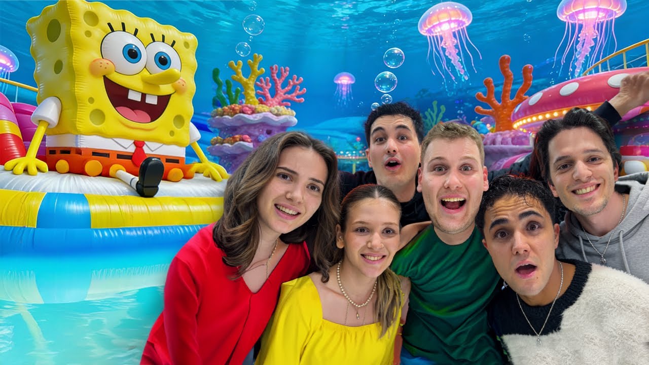 SÜNGERBOB EĞLENCE MERKEZİNDE 1 GECE GEÇİRDİK!?