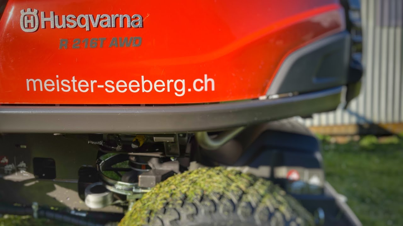 HUSQVARNA R216T AWD LAWN MOWING EXCELLENCE by Meister Seeberg 🇨🇭