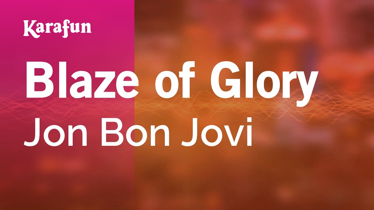 Blaze of Glory - Jon Bon Jovi (Young Guns II) | Karaoke Version | KaraFun