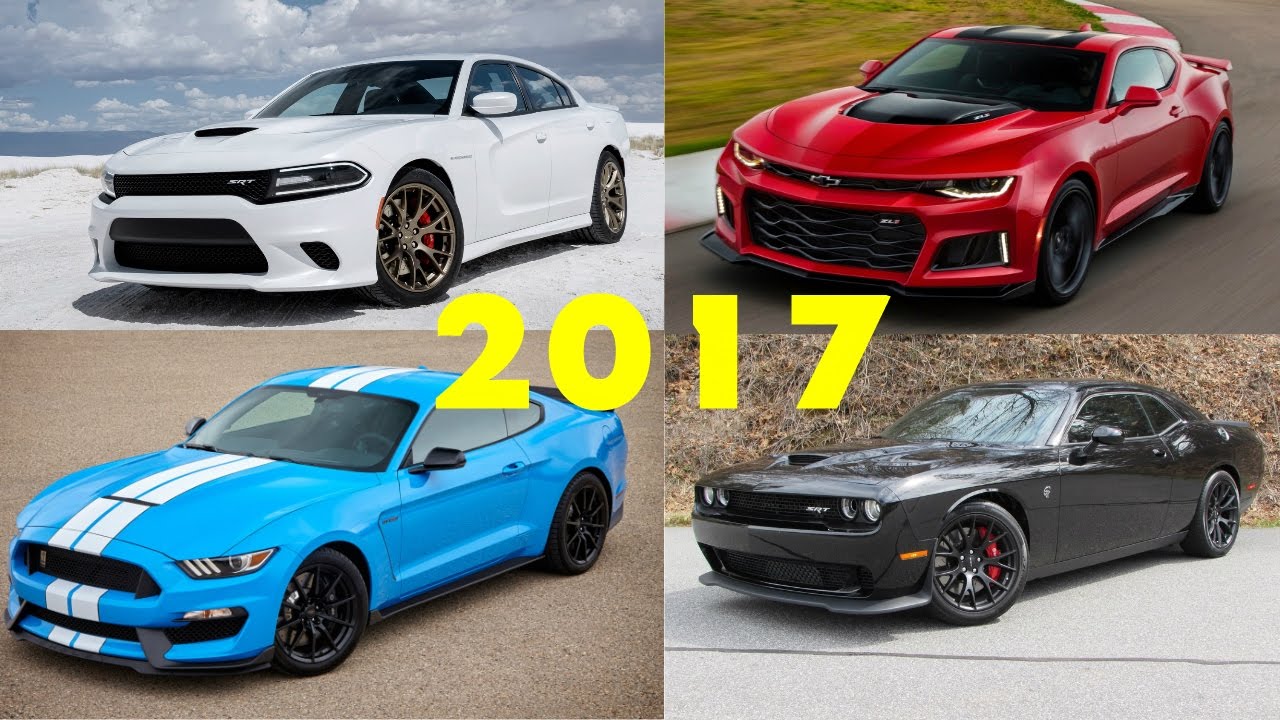 2017 Muscle Car Comparison! | Dodge Challenger Hellcat, Camaro ZL1, Mustang GT350R & More |