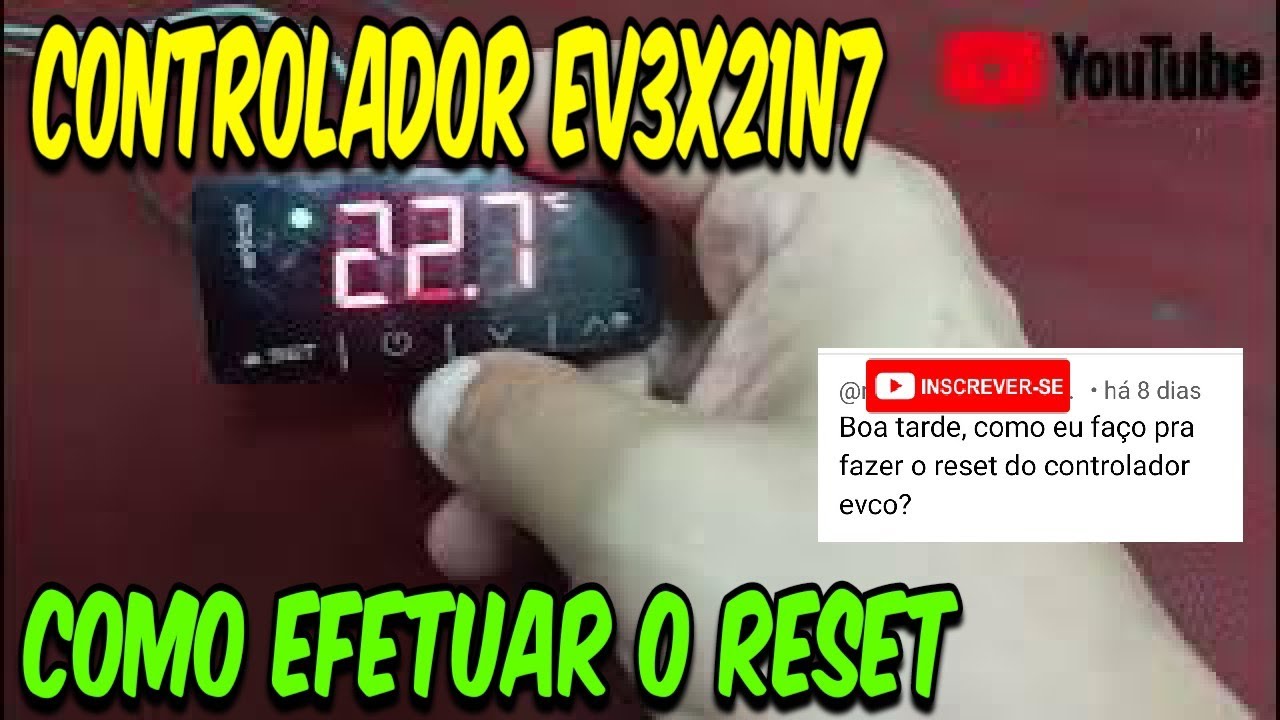 Controlador EV3x21N7/ Como resetar