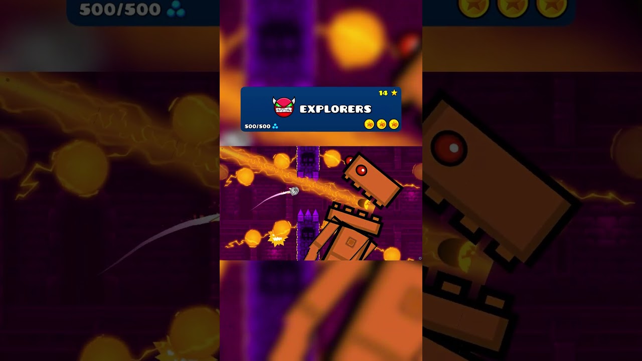 Explorers - Geometry dash 2.2 #shorts #gd #deluxe12