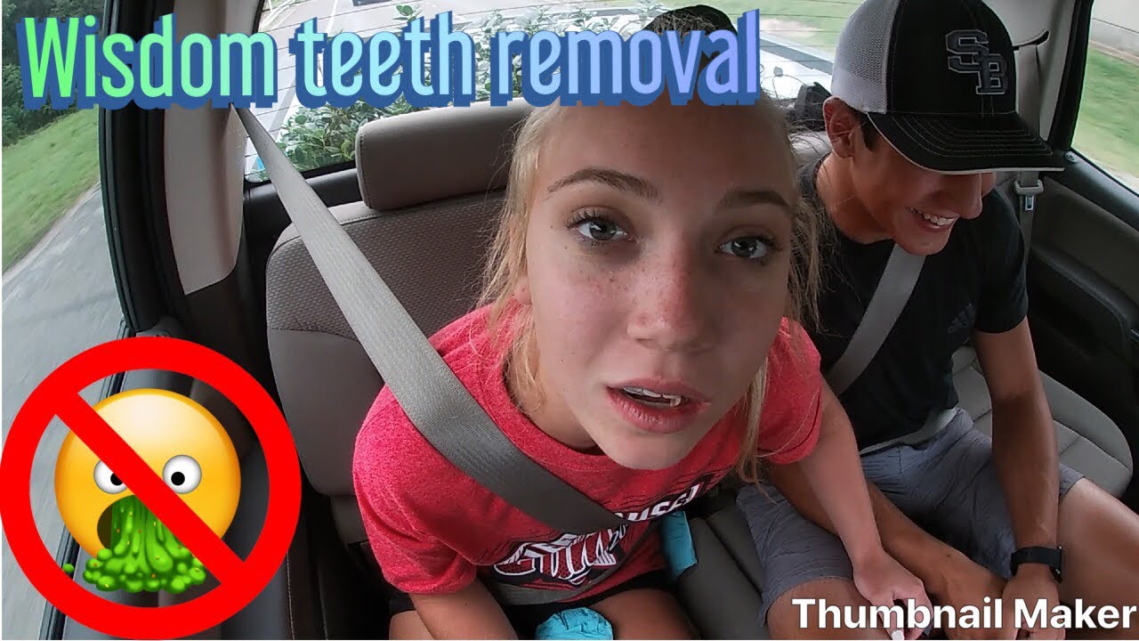 Sister’s wisdom teeth removal aftermath