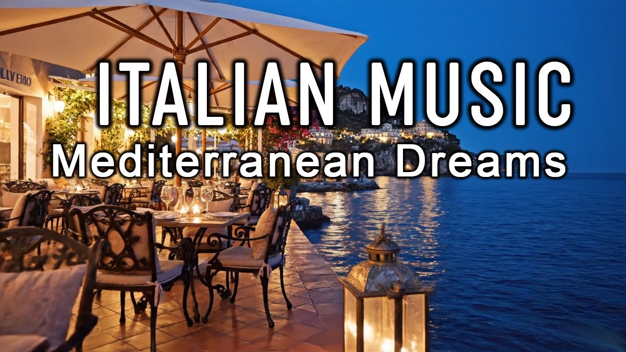 🎶 Italian Vibes & Mediterranean Music 🎶 2+ Hours Scenic Amalfi Coast & Lake Como Relaxation 4K