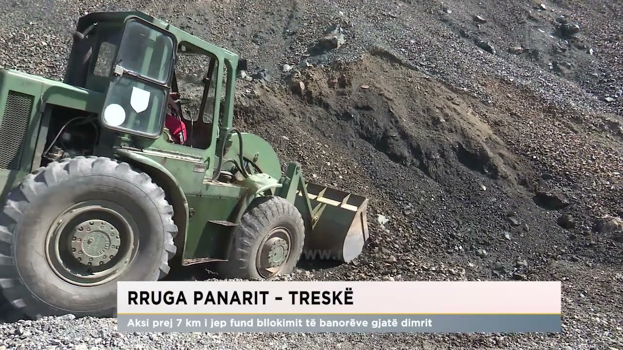 Rruga Panarit – Treskë/ Aksi prej 7 km i jep fund bllokimit të banorëve gjatë dimrit