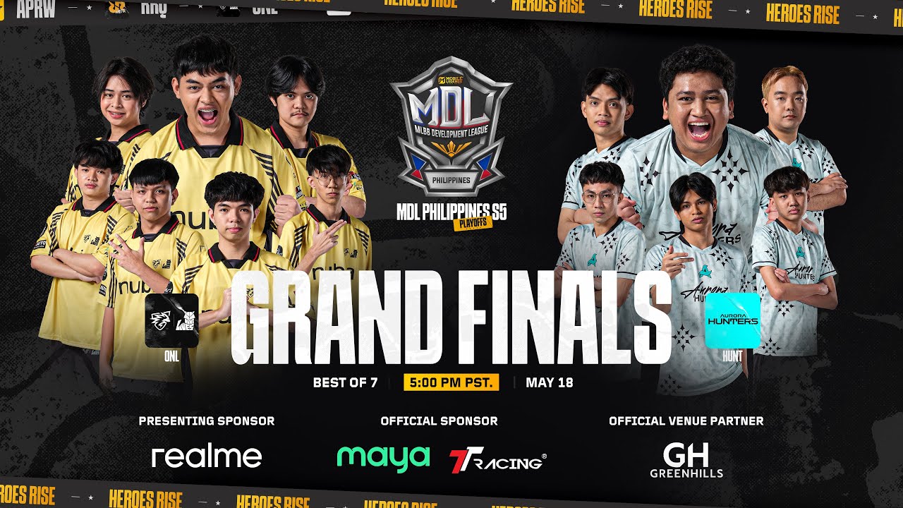🔴 LIVE | MDL PH S5 | PLAYOFFS - GRAND FINALS - ONL vs HUNT: THE FOUNDATION OF LEGENDS
