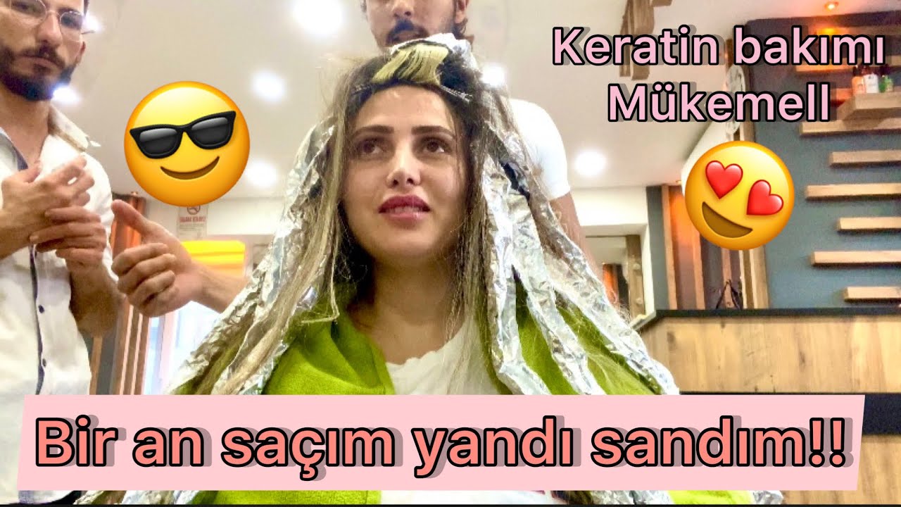 Saçım yandı sandım!(ilk defa keratim bakımı yaptırdım