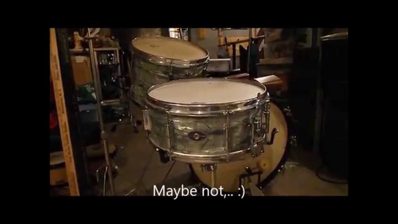 Vintage 1958 Leedy Drums