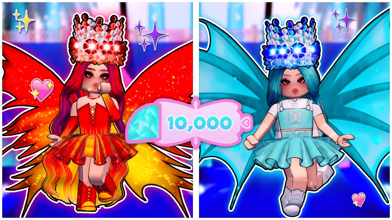 We Could Only Spend 10,000 DIAMONDS On Our PAGEANT OUTFIT In Royale High... Roblox