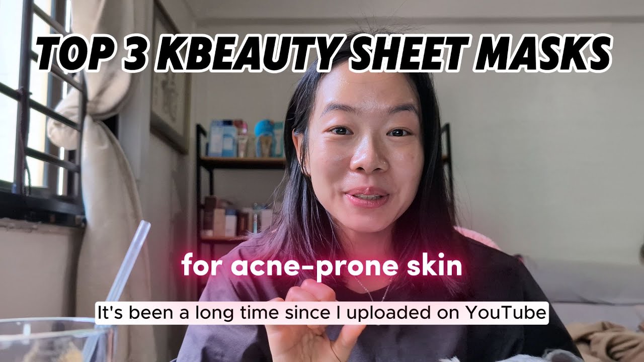 Sheet masks for acne prone skin girlies!