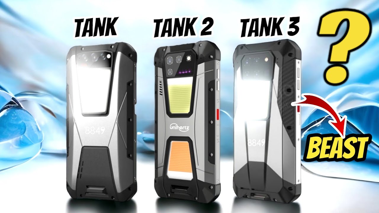 Unihertz Tank 3 (против) Unihertz TANK 2 (против) Unihertz Tank — лучшие защищённые телефоны от 8...