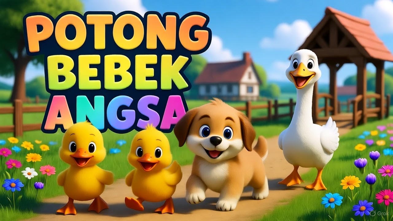 🔴POTONG BEBEK ANGSA LAGU ANAK INDONESIA,Anak Kucing Meong, Kukuruyuk - Lagu Anak Indonesia//kidsbaby