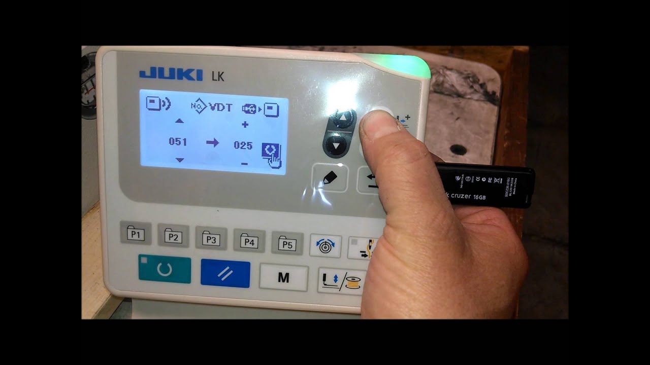 HOW TO UPLOAD A PATTERN ON THE LK1900B