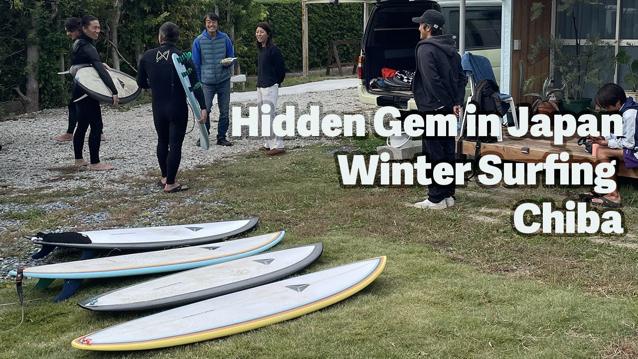 Hidden Gem in Japan Winter Surfing Chiba #surfing #nice #twinfin #gopro