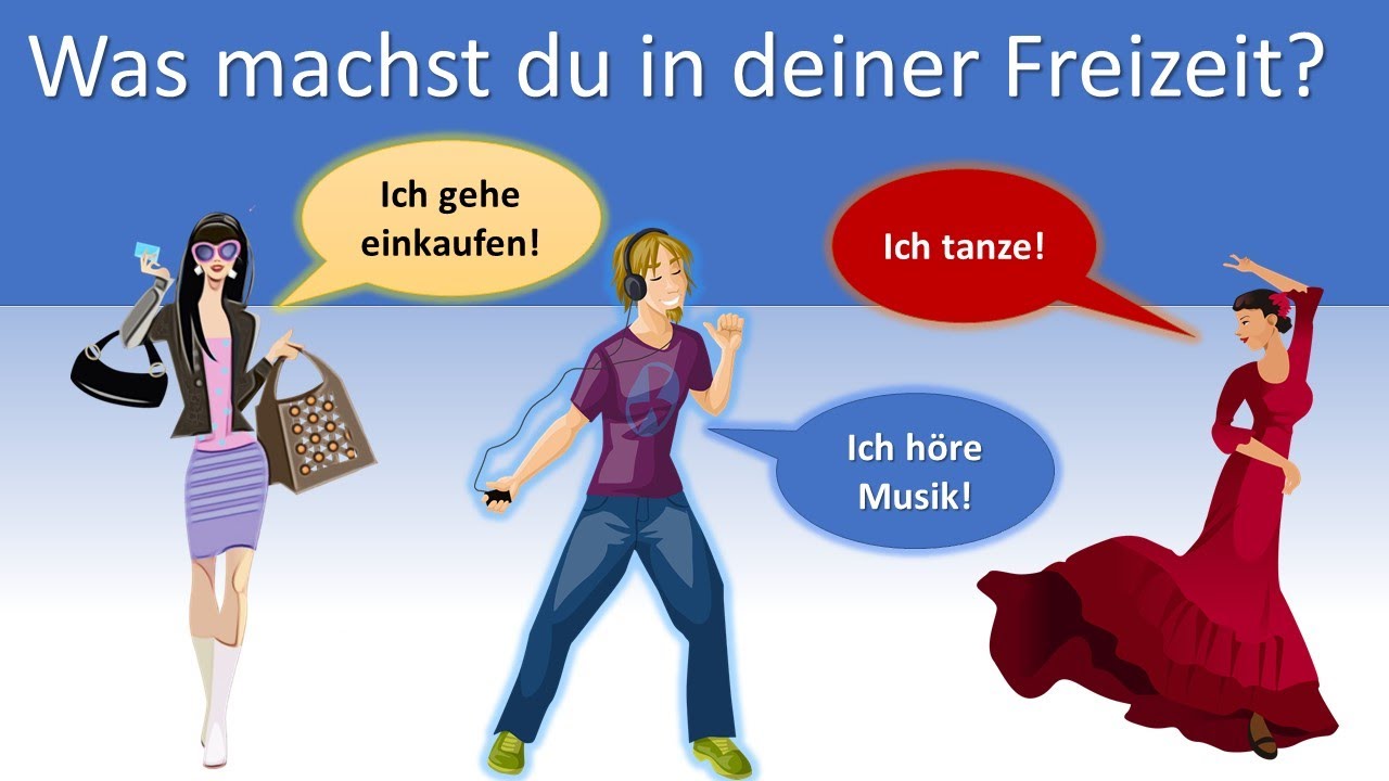 Was machst du in deiner Freizeit?| Freizeitaktivitäten| Free time activities in German