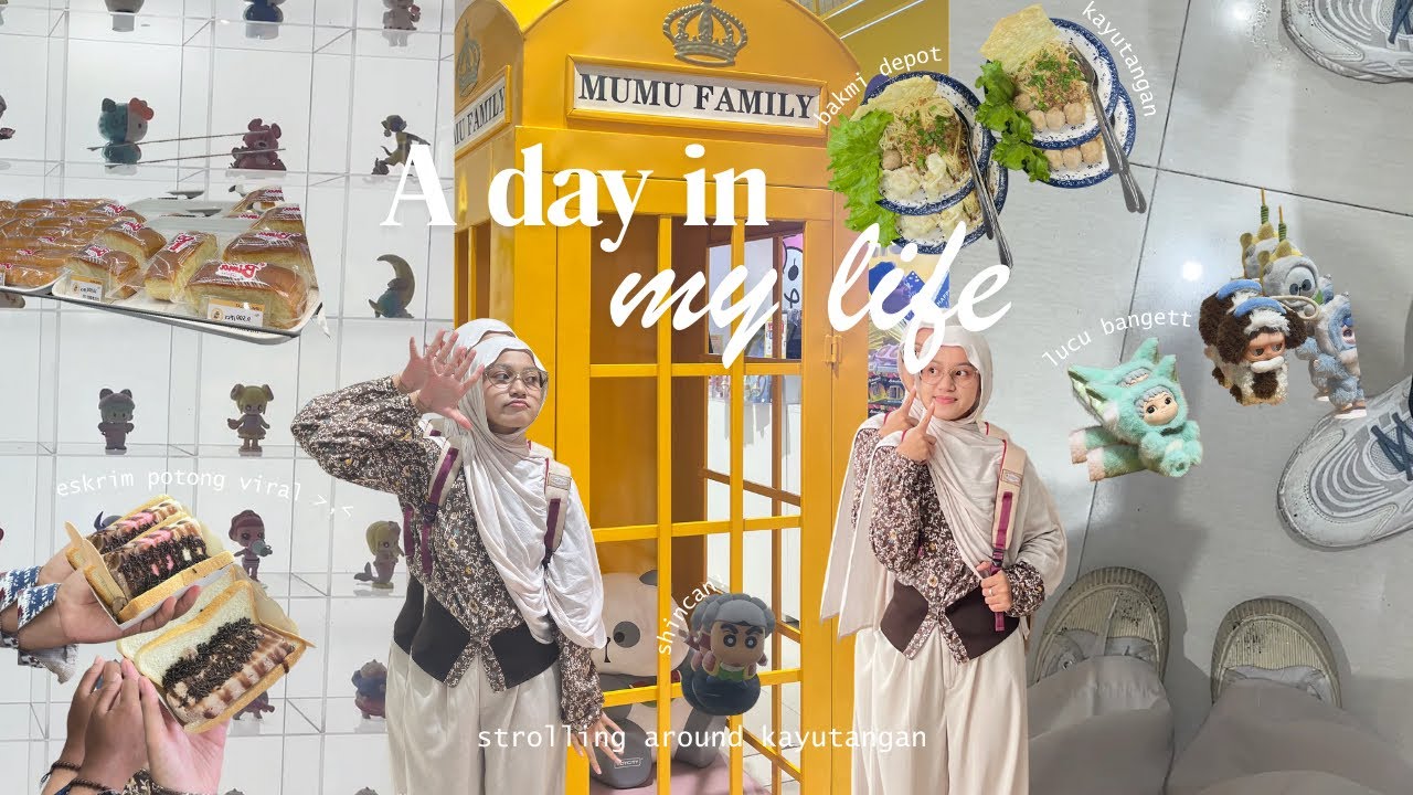 a day in my life - strolling around kayutangan, bakmie, ice cream, snack shop 𖦹 ⋆｡°✩