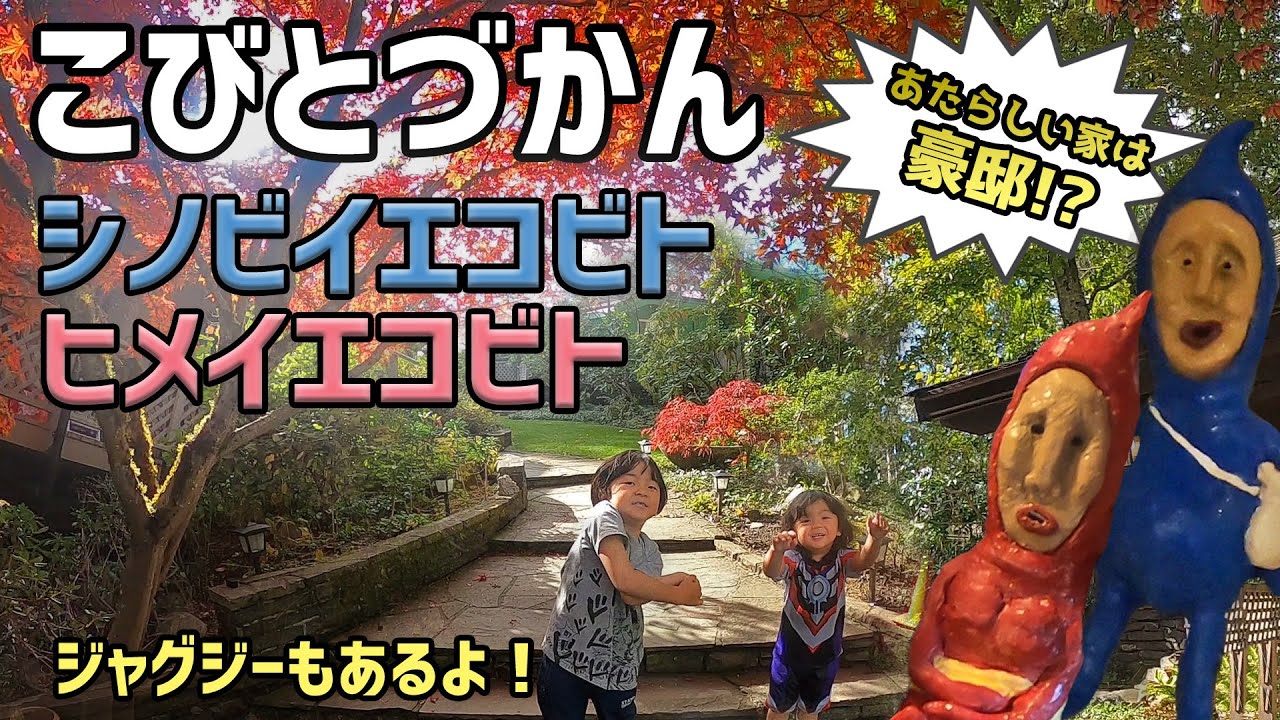 【こびとづかん】シノビイエコビトとヒメイエコビトが新居にいた!!!