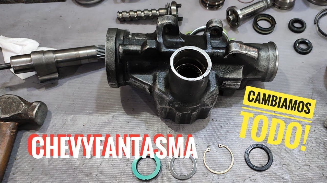Cambio de oring y retenes de la caja de dirección hidráulica Saginaw chevy, Torino, Silverado, S10.
