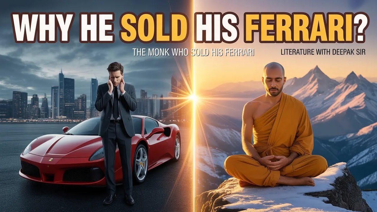 दौलत, सफलता और फिर संन्यास The Monk Who Sold His Ferrari Explained in Hindi @LiteraturewithDeepaksir