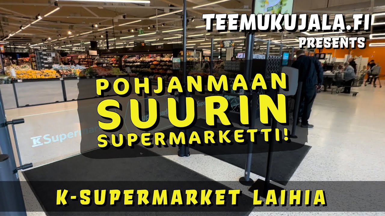 Pohjanmaan suurin K-Supermarket löytyy nyt Laihialta!