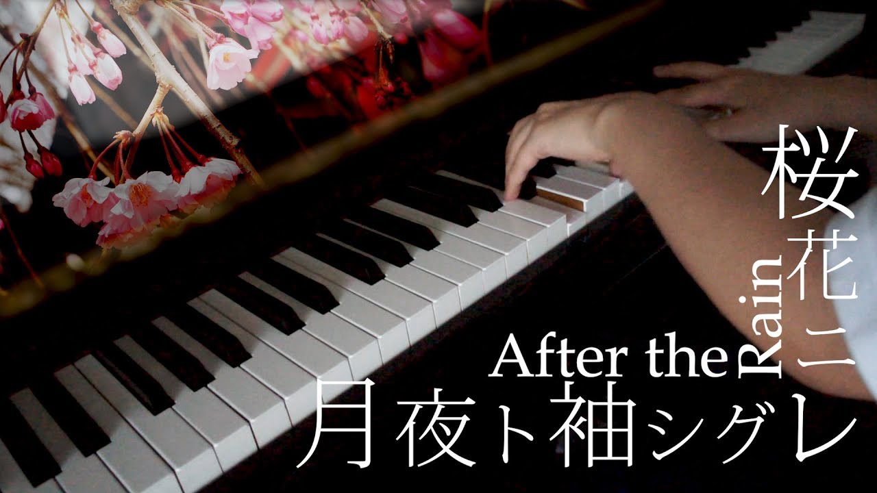 桜花ニ月夜ト袖シグレ - After the Rain (slowly piano cover )