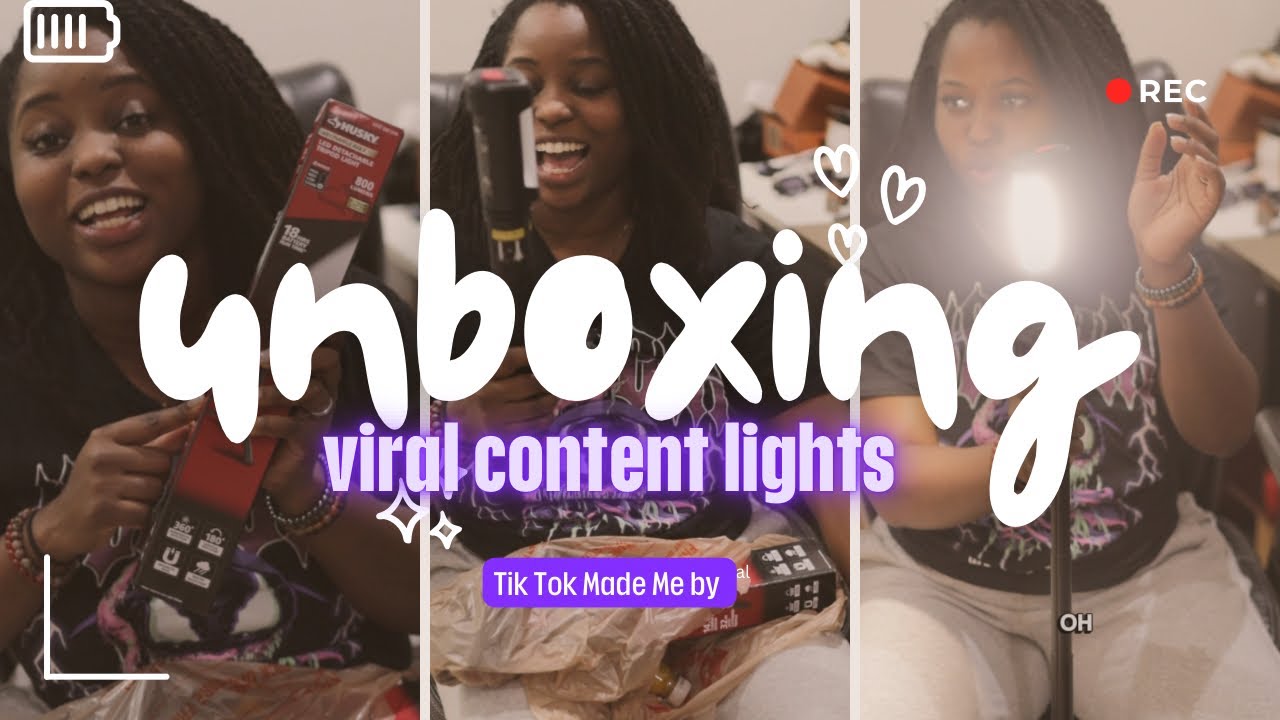 I got the VIRAL $25 Lights for Content!👀 Let's see what the hype is about 